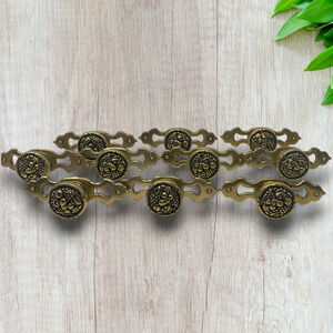 Vintage Lot 10 x Amerock Fruit Natural Elegance Knobs Handles Pulls Brass 1335